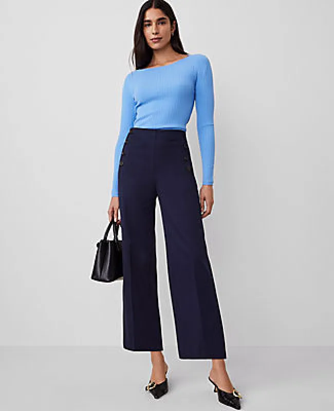 Ann Taylor The Sailor Grace Straight Pant sold by Ann Taylor
