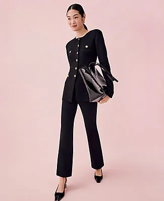 Ann Taylor The Petite Flare Sweater Pant sold by Ann Taylor product image thumbnail 4