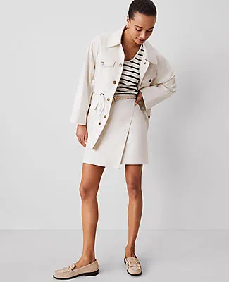 Ann Taylor Weekend Collection Effortless Wrap Skirt sold by Ann Taylor product image thumbnail 3