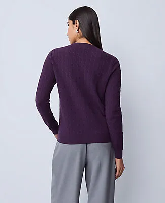 Ann Taylor Cable Stitch Ann Cardigan sold by Ann Taylor product image thumbnail 2