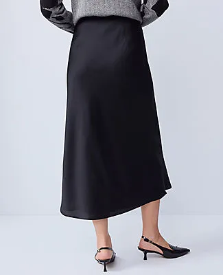 Ann Taylor Petite Satin Bias Slip Skirt sold by Ann Taylor product image thumbnail 3
