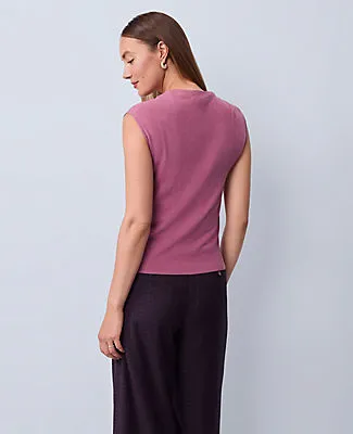 Ann Taylor Pleated Shoulder Sweater Top sold by Ann Taylor product image thumbnail 2