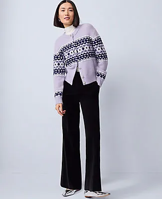 Ann Taylor The Jayne Trouser in Velvet sold by Ann Taylor product image thumbnail 4