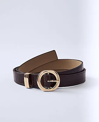 Ann Taylor Embossed Buckle Belt sold by Ann Taylor