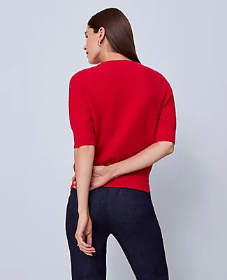 Ann Taylor Stitch Sweater Tee sold by Ann Taylor product image thumbnail 2