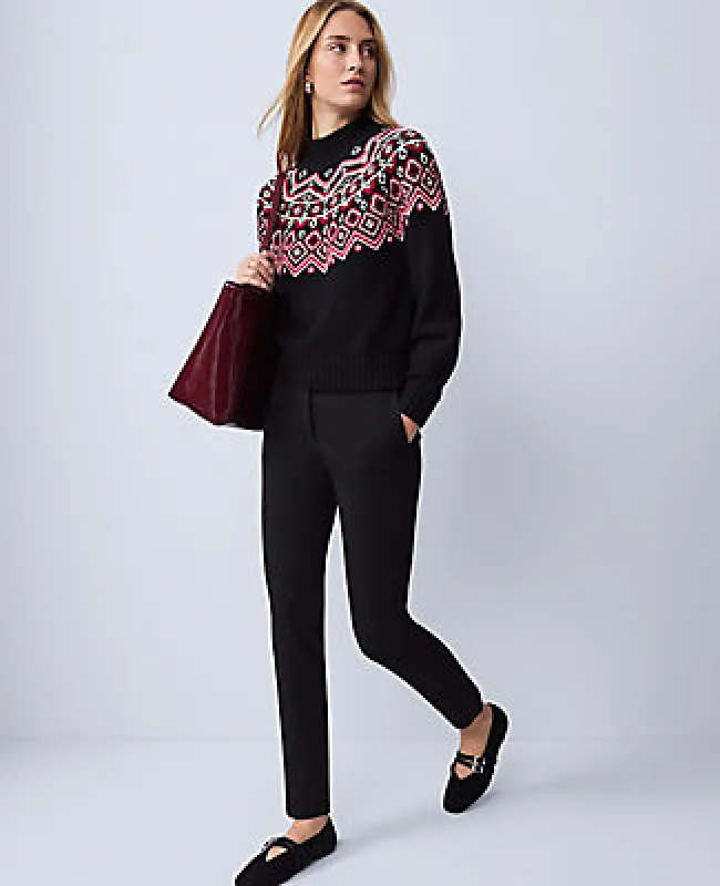 Ann Taylor Weekend Collection Skinny Ankle Pant in Bi-Stretch sold by Ann Taylor