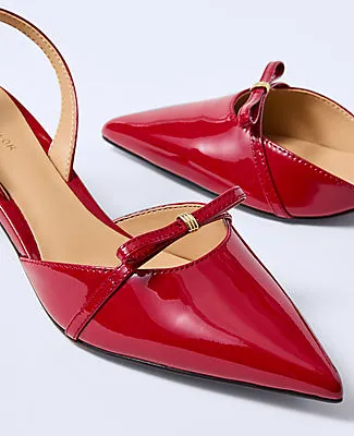 Ann Taylor Patent Leather Slingback Pump sold by Ann Taylor product image thumbnail 2
