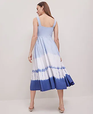 Ann Taylor Weekend Collection Strappy Flare Midi Dress sold by Ann Taylor product image thumbnail 2