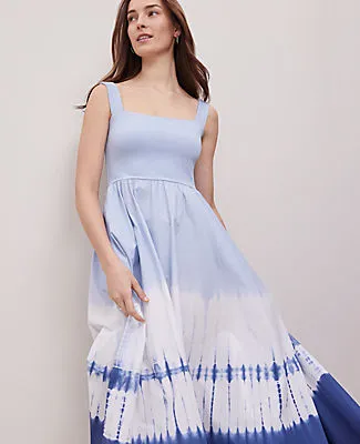 Ann Taylor Weekend Collection Strappy Flare Midi Dress sold by Ann Taylor product image thumbnail 5