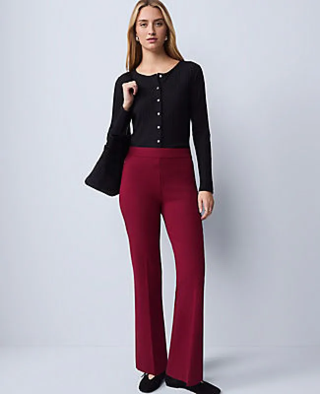 Ann Taylor Petite Weekend Collection Ponte Flare Pant sold by Ann Taylor