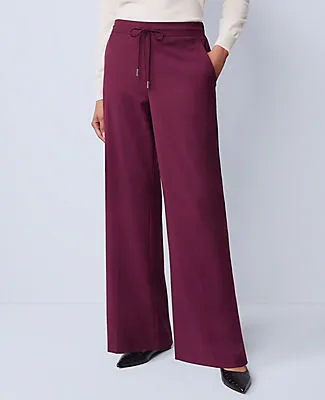 Ann Taylor Petite Wide-Leg Jogger Pant sold by Ann Taylor product image thumbnail 2
