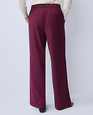 Ann Taylor Petite Wide-Leg Jogger Pant sold by Ann Taylor product image thumbnail 3