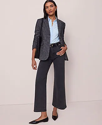 Ann Taylor The Petite The Wide-Leg Crop Jean sold by Ann Taylor product image thumbnail 4