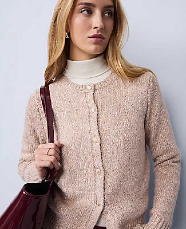 Ann Taylor Weekend Collection Shimmer Cardigan sold by Ann Taylor