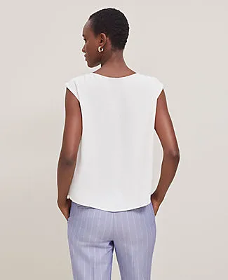 Ann Taylor Sleeveless Crew Neck Top sold by Ann Taylor product image thumbnail 2