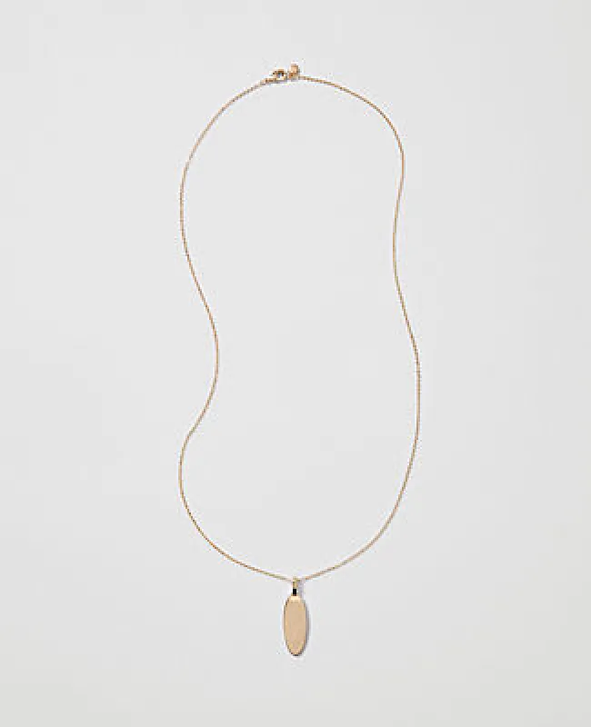Ann Taylor Metal Pendant Necklace sold by Ann Taylor