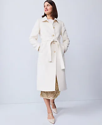 Ann Taylor Petite Belted Everyday Coat sold by Ann Taylor product image thumbnail 2