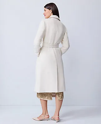 Ann Taylor Petite Belted Everyday Coat sold by Ann Taylor product image thumbnail 3