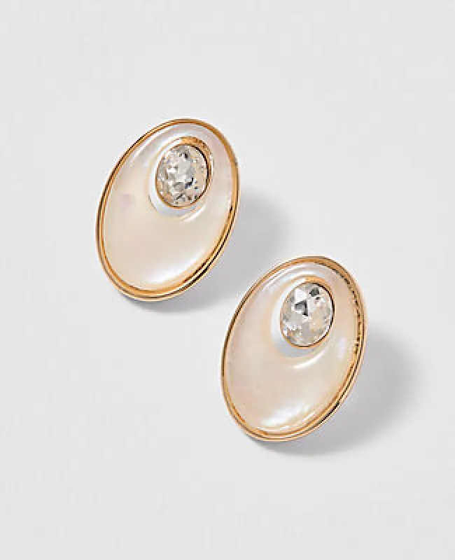 Ann Taylor Crystal Stone Drop Earrings sold by Ann Taylor