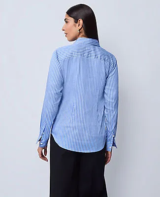 Ann Taylor Striped Perfect Shirt sold by Ann Taylor product image thumbnail 2
