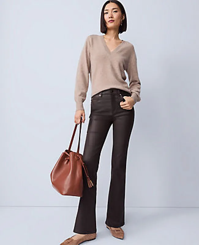 Ann Taylor The Coated Boot Jean sold by Ann Taylor