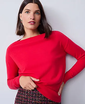 Ann Taylor Boatneck Wedge Sweater sold by Ann Taylor product image thumbnail 3