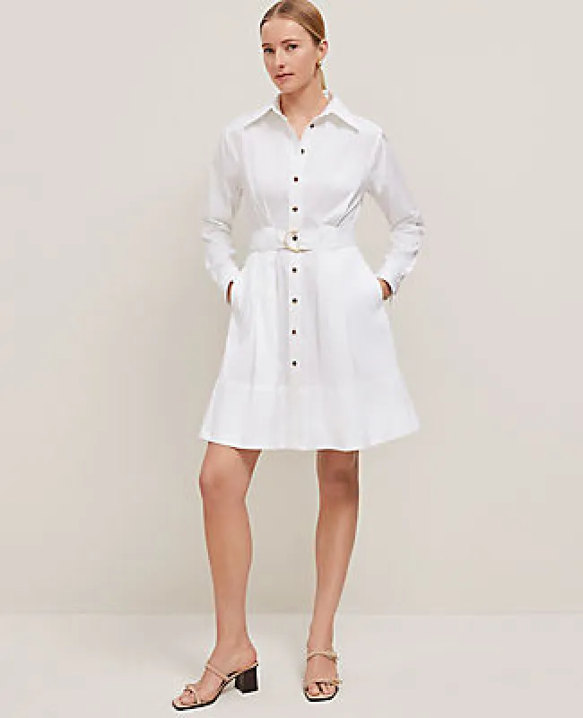 Ann Taylor Flare Pocket Shirtdress sold by Ann Taylor