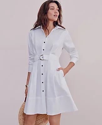 Ann Taylor Flare Pocket Shirtdress sold by Ann Taylor product image thumbnail 4