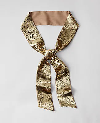 Ann Taylor Skinny Sequin Scarf sold by Ann Taylor