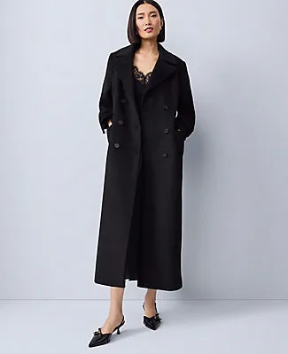 Ann Taylor Petite Fitted Double Breasted Long Coat sold by Ann Taylor product image thumbnail 2