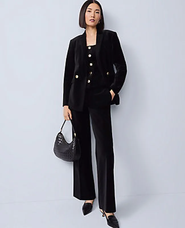 Ann Taylor The Jayne Trouser in Velvet sold by Ann Taylor