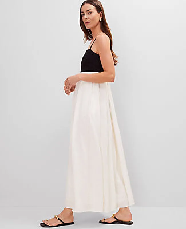 Ann Taylor Strappy Linen Blend Maxi Dress sold by Ann Taylor