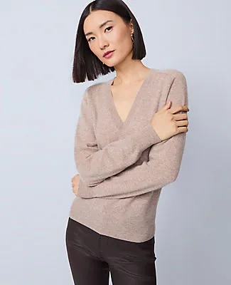 Ann Taylor Cashmere V-Neck Sweater sold by Ann Taylor