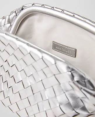 Ann Taylor Woven Metallic Clutch sold by Ann Taylor product image thumbnail 2