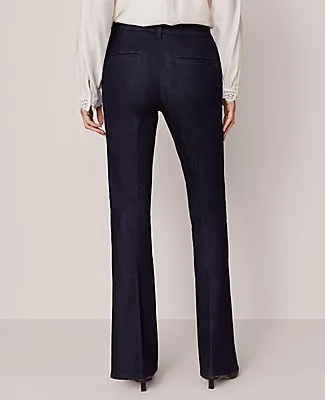 Ann Taylor Petite Mid Rise Boot Jean in Classic Rinse Wash — Curvy Fit sold by Ann Taylor product image thumbnail 2