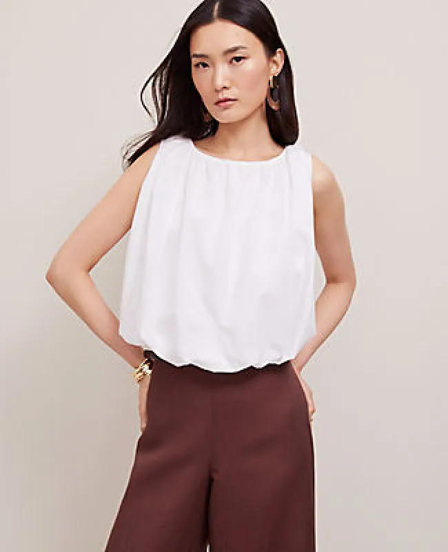 Ann Taylor Bubble Hem Tank Top sold by Ann Taylor