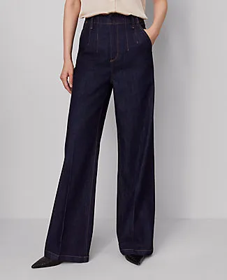 Ann Taylor The Petite Darted Waist Trouser Jean sold by Ann Taylor product image thumbnail 3