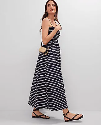 Ann Taylor Petite Weekend Collection Striped Flare Dress sold by Ann Taylor