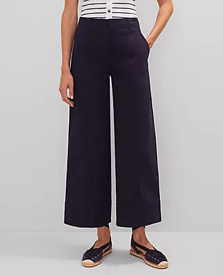 Ann Taylor Weekend Collection Wide-Leg Ankle Pant sold by Ann Taylor product image thumbnail 2