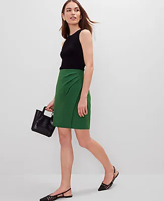 Ann Taylor Petite Linen Blend Sarong Wrap Skirt sold by Ann Taylor product image thumbnail 3