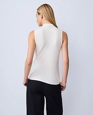 Ann Taylor Petite Sleeveless V-Neck Top sold by Ann Taylor product image thumbnail 2