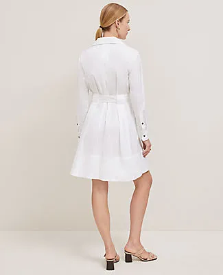 Ann Taylor Petite Flare Pocket Shirtdress sold by Ann Taylor product image thumbnail 2