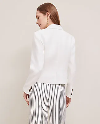 Ann Taylor Piqué Fitted Blazer sold by Ann Taylor product image thumbnail 2