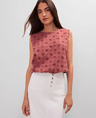 Ann Taylor Weekend Collection Bubble Hem Top sold by Ann Taylor