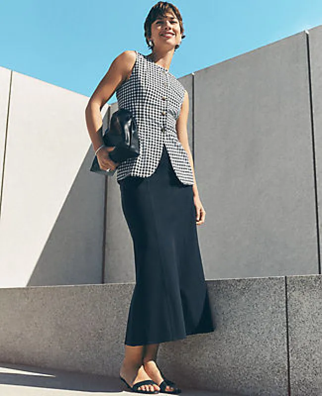 Ann Taylor Trumpet Midi Skirt sold by Ann Taylor