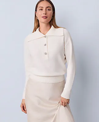 Ann Taylor Polo Sweater sold by Ann Taylor