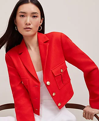 Ann Taylor Blazer Jacket in Pique sold by Ann Taylor