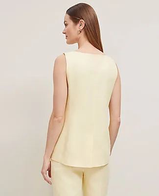 Ann Taylor Linen Blend Long Vest sold by Ann Taylor product image thumbnail 2