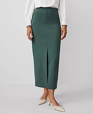 Ann Taylor Ponte Pocket Maxi Skirt sold by Ann Taylor product image thumbnail 3