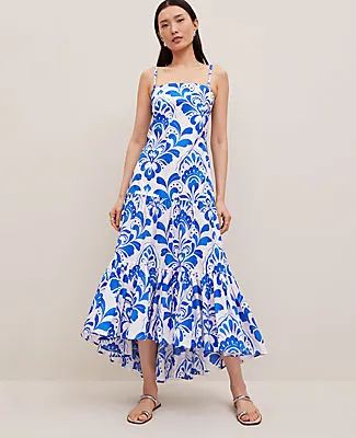 Ann Taylor Tiled Tiered Strappy Maxi Dress sold by Ann Taylor